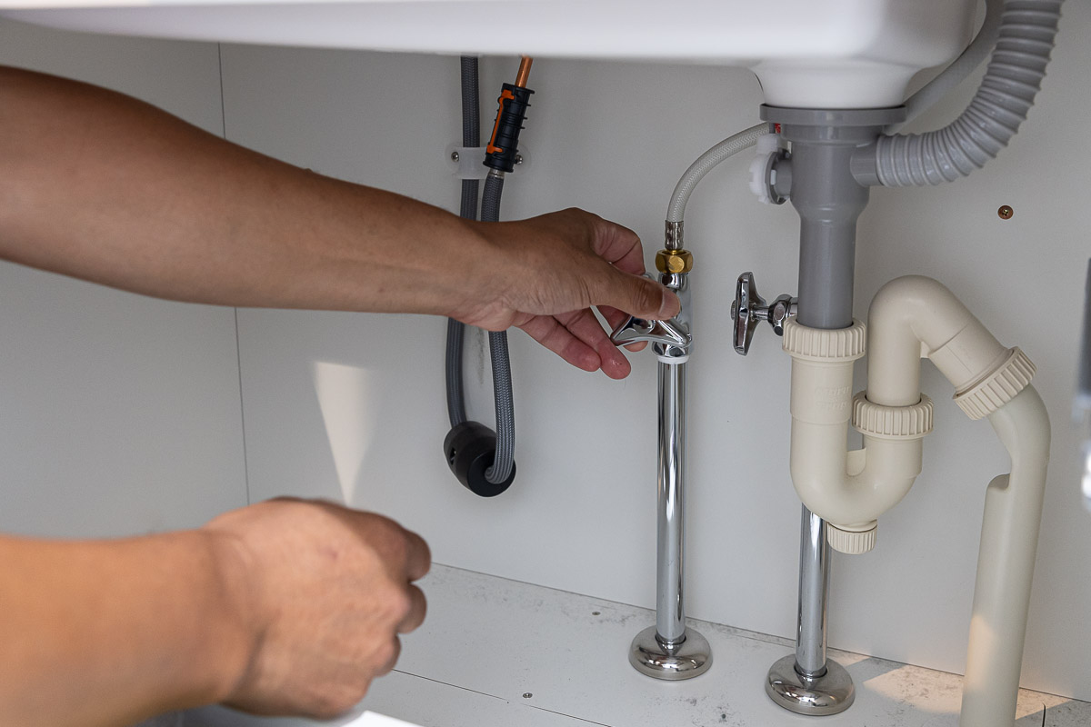 リフォーム途中の家屋の内装