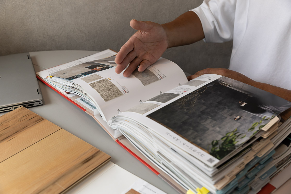 リフォーム途中の家屋の内装