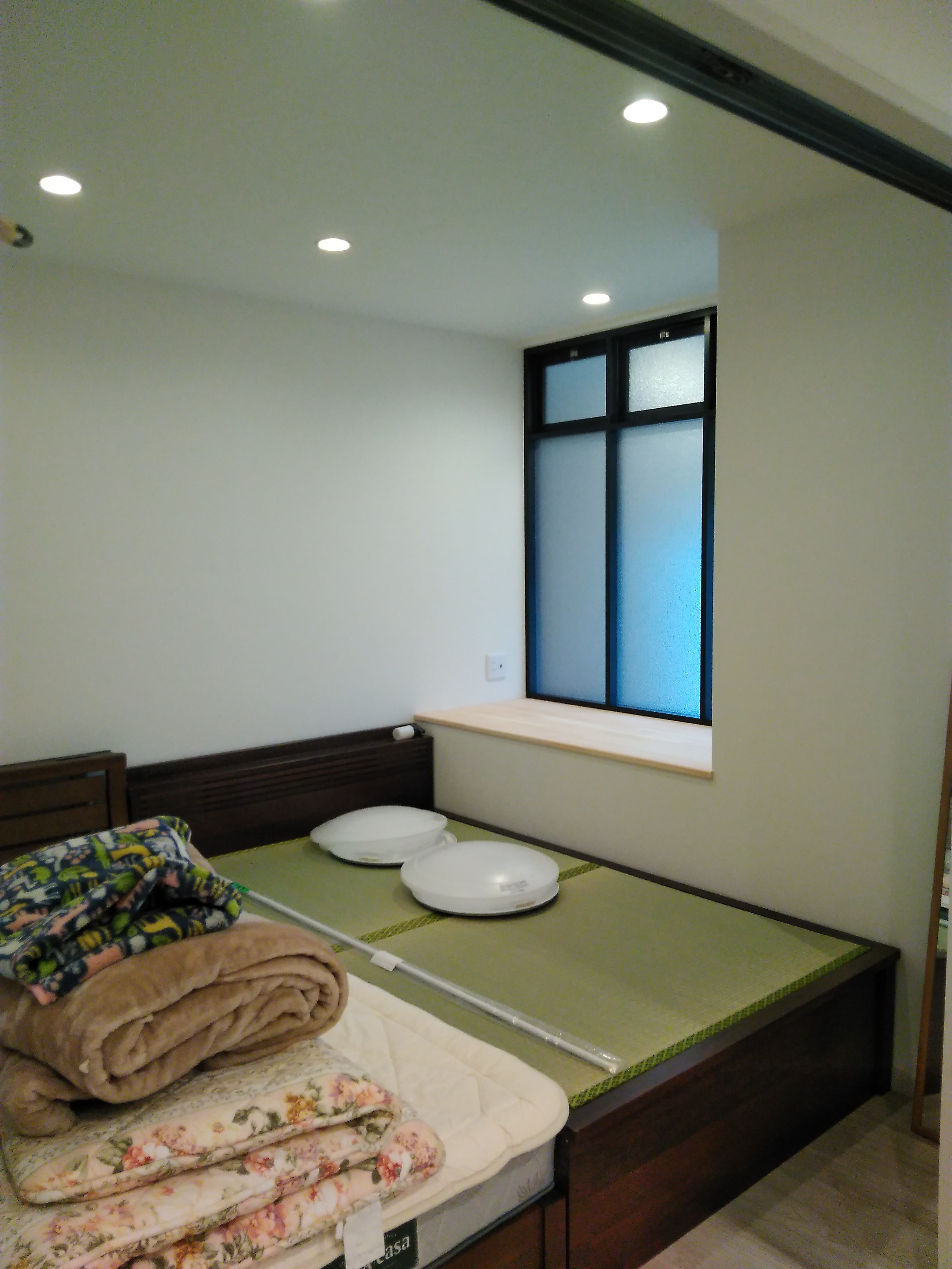 建設中の木造建築物の内装